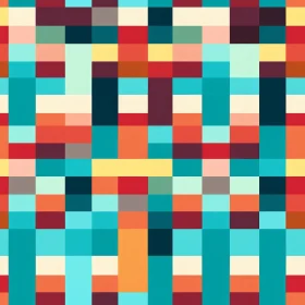 Pixelated Pattern Design - Seamless Abstract Art