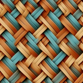 Wicker Basket Seamless Pattern - Textures