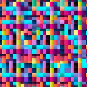 Colorful Pixel Pattern - Exciting Grid Formation