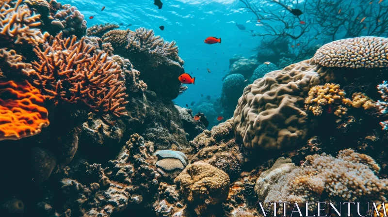 Discover the Breathtaking Beauty of a Colorful Coral Reef AI Image