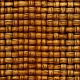 Brown Wicker Basket Texture Background