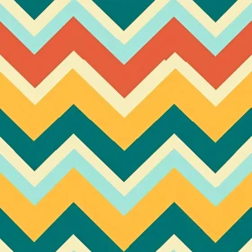 Chevron Zigzag Pattern in Six Colors