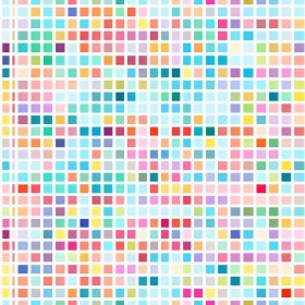 Colorful Square Mosaic Pattern - Abstract Art