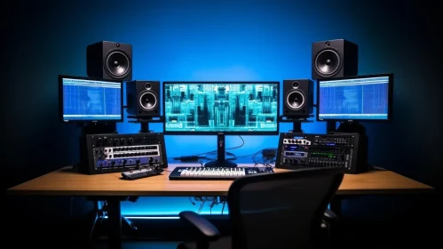 Professional Music Production Studio Setup
