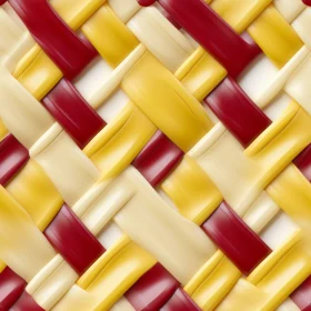 Symmetrical Glossy Basket Weave Pattern