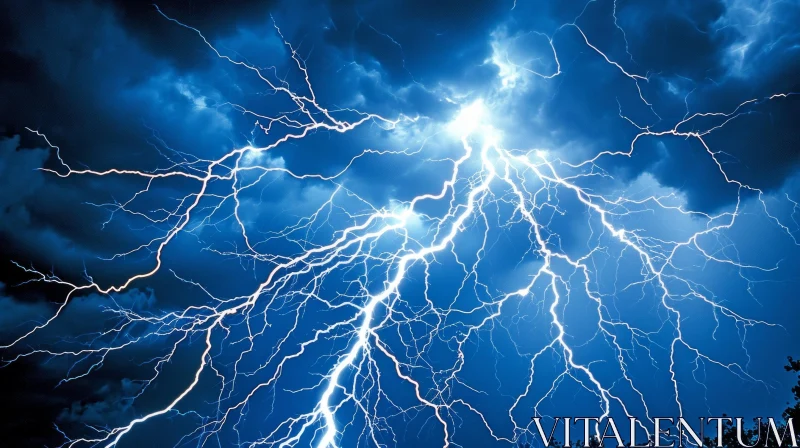 Captivating Lightning Storm Photography - Nature's Power Unleashed AI Image