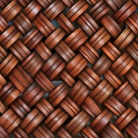 Brown Wicker Basket Texture