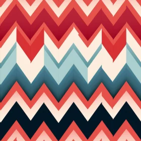 Retro Geometric Stripes Pattern - 1950s Vibe