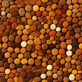 Brown & Orange Pebble Texture