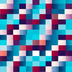 Pixelated Blue Pattern | Seamless Texture Design