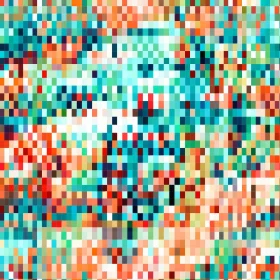 Pixelated Colorful Mosaic | Abstract Digital Artwork