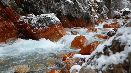 Majestic Mountain River: A Breathtaking Natural Wonder