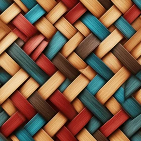 Wicker Basket Texture - Seamless Pattern for Design