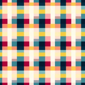 Colorful Square Pattern - Seamless Design for Web and Fabric