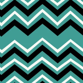 Modern Geometric Chevrons Pattern on Green Background