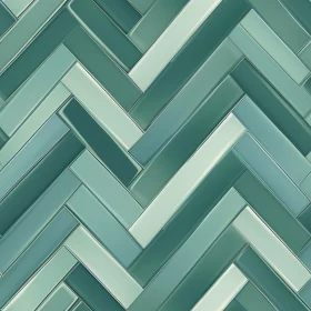 Green and Blue Herringbone Brick Wall Texture