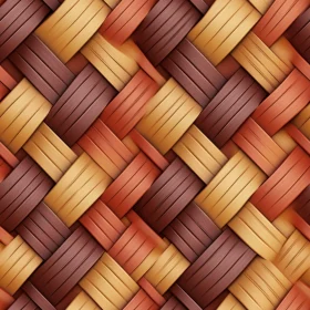 Woven Basket Texture for 3D Rendering