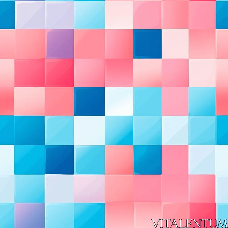 AI ART Colorful Mosaic Pattern for Backgrounds and Design Elements