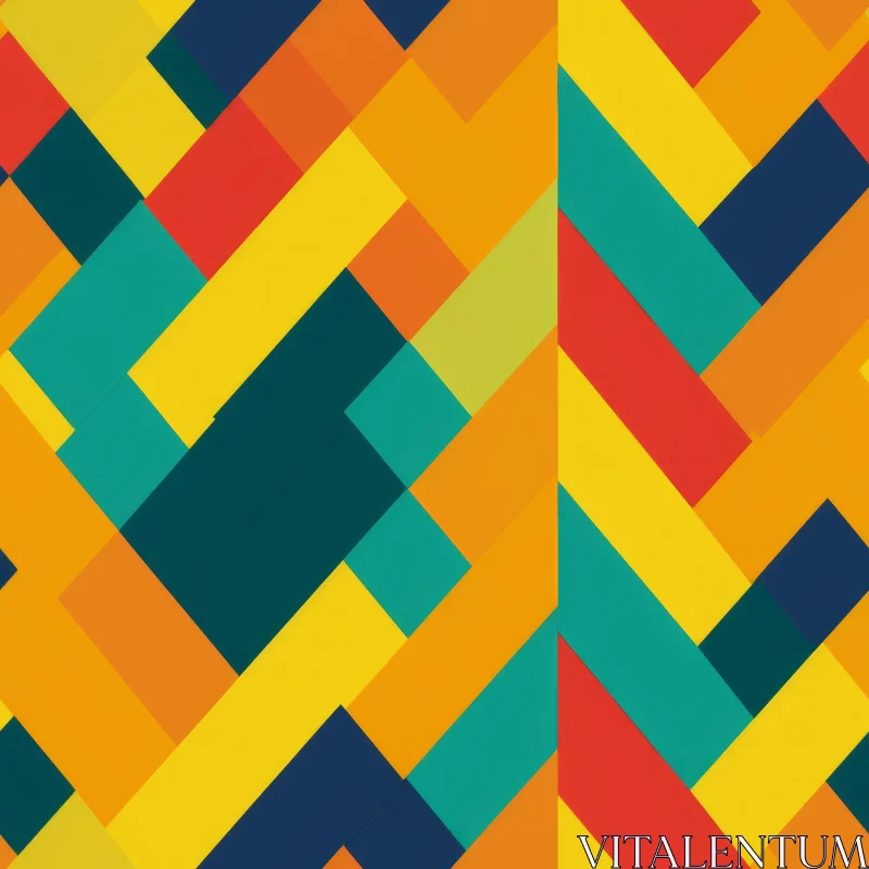 Colorful Geometric Pattern for Designs AI Image