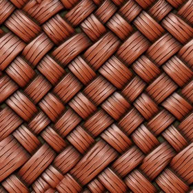 Brown Wicker Basket Texture - Rustic Wood Weave Pattern