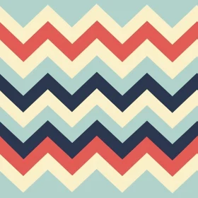 Retro Zigzag Pattern - Seamless Geometric Illustration
