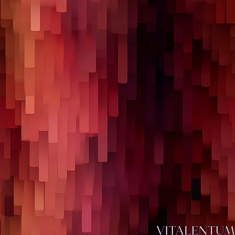 Dark Red Abstract Geometric Background AI Image