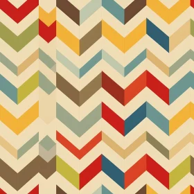 Colorful Geometric Chevrons Pattern Illustration