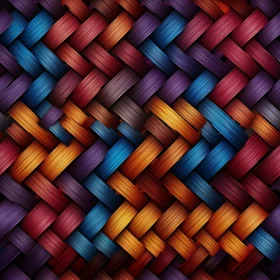 Colorful Basketweave Texture Pattern for Websites and Fabric Prints
