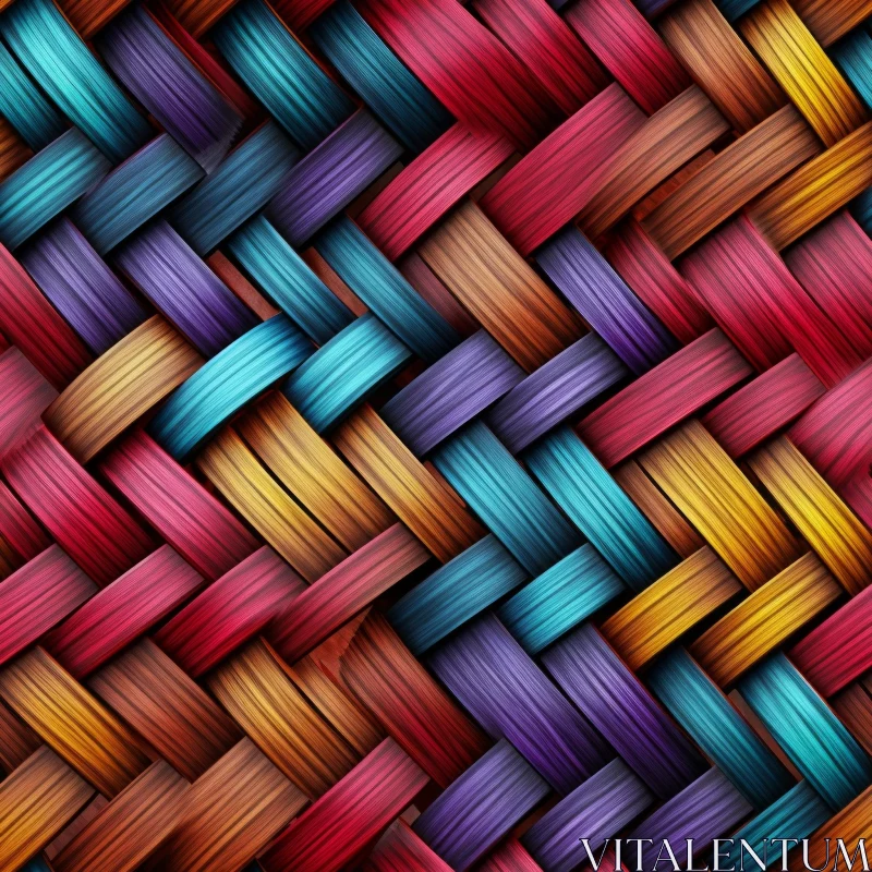 AI ART Traditional Mexican Basket Weave Pattern