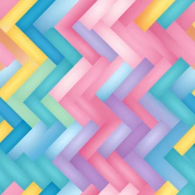Pastel Herringbone Stripes Pattern