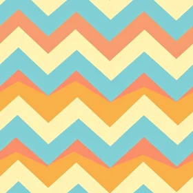 Retro 70s Chevron Pattern - Seamless Vector Design