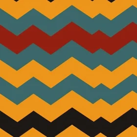 Colorful Zigzag Pattern - Seamless Design Element