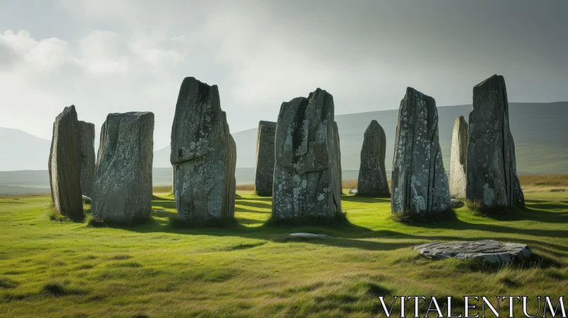 Mysterious Stone Circle in Remote Scotland | Ancient Neolithic Site AI Image