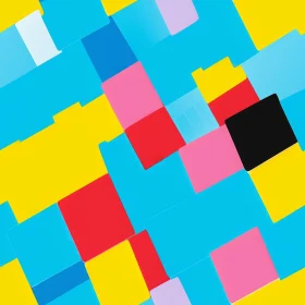 Colorful Abstract Squares Background