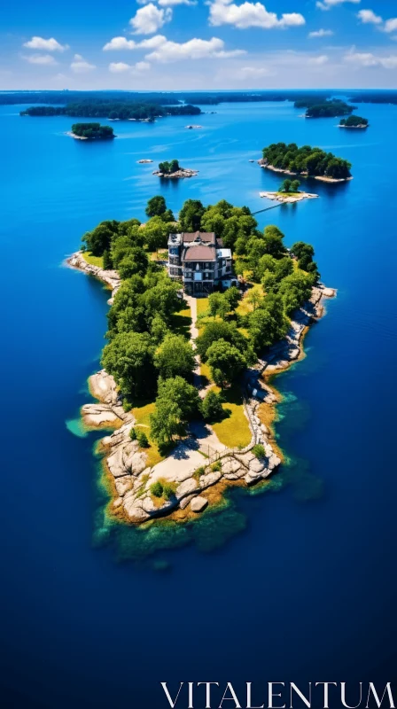 Island Paradise: A Captivating Image of Nature's Beauty AI Image