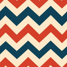 Retro Chevrons Seamless Pattern for Background or Fabric Printing