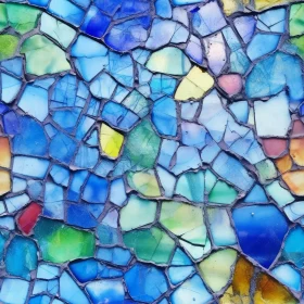 Colorful Glass Mosaic Texture