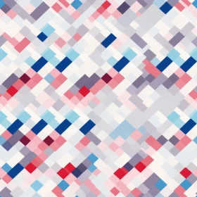 Colorful Geometric Square Pattern
