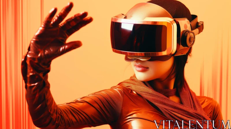 Immersive Virtual Reality Experience AI Image