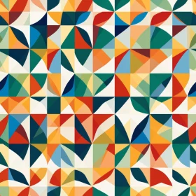 Colorful Geometric Pattern - Seamless Design