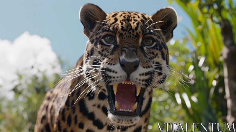 Majestic Jaguar Close-Up | Powerful Big Cat Portrait AI Image