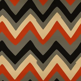 Red, Gray, and Black Chevron Pattern