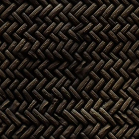 Dark Brown Wicker Basket Texture