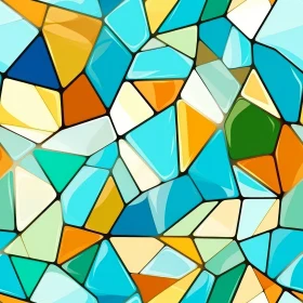 Colorful Glass Mosaic Pattern