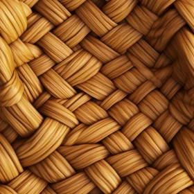 Detailed Wicker Basket Textures | Natural Fibers Close-Up