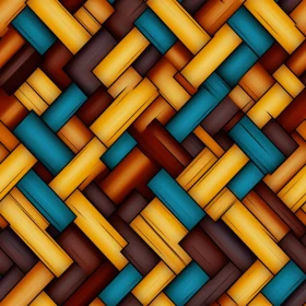 Basket Weave Seamless Pattern - Background Texture Design