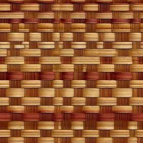 Brown Wicker Basket Texture - Seamless Weave Pattern