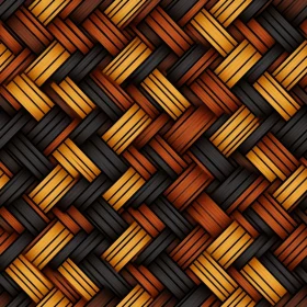 Natural Wood Texture Woven Pattern - Seamless Design