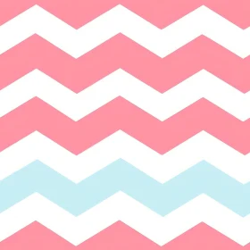 Pink and White Chevron Pattern - Seamless Design