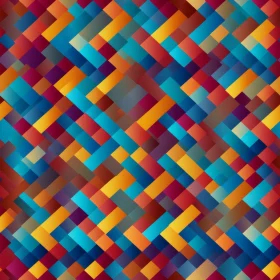 Colorful Geometric Squares Pattern for Design Inspiration